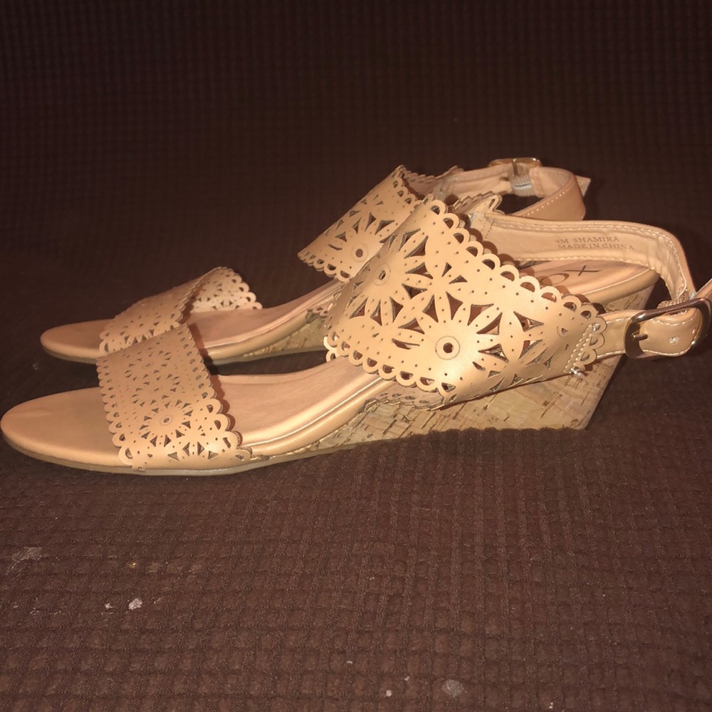 Tan sandals